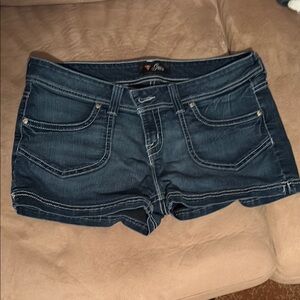 Guess Women's Blue Denim Shorts